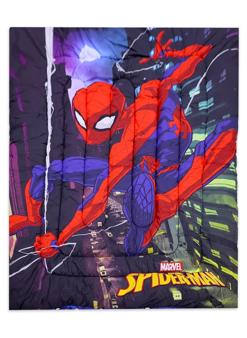 MARVEL Marvel Spiderman Superhero Comforter Sets - Kids Twin/Full Bed Set